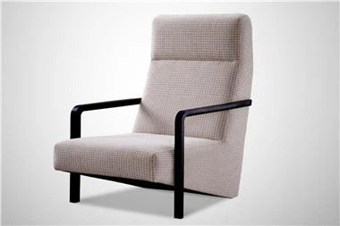 Custom Hotel Lobby täispuidust jalad ja käetoe tool 2-jalad Lounge tool